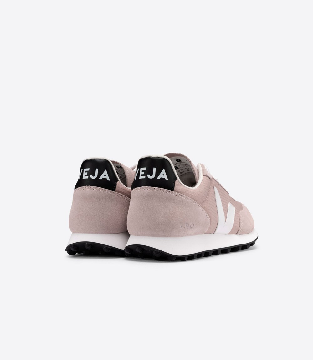 Veja Trainers Womens Pink/White - Rio Branco Ripstop - DRYL-26917